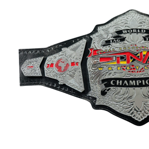 TNA World Tag Team Championship Belt Premium Quality Wrestling Title Collector's Edition Silver Plated Tag Team Belt - Product Image 4