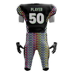 Uniforme de football américain Pro Training, coupe flexible, tissu respirant pour une mobilité rapide et le confort du joueur - Product Image 3