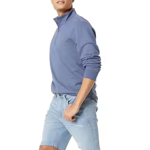 Suéter de Punto Casual Unisex con Cuello de Botones, Manga Larga, para Invierno, Diseño Sólido, Antipilling, Ecológico, 100% Algodón, Venta al Por Mayor - Product Image 3