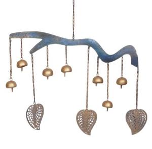 Guirlande de fleurs multicolores en tôle galvanisée écologique à fixer sur la porte pour les fêtes de Noël et du Nouvel An en extérieur, fournitures pour la maison - Product Image 3