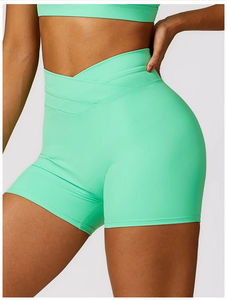 Custom Logo Skin Tight <b>Leggings</b> <b>Women</b> Yoga 3 Piece Pants Sets Fashion SportsWear Bra <b>Leggings</b> and Shorts Sweat suits for <b>women</b> - Product Image 3