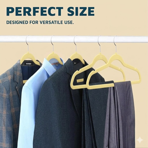 Cintre en velours de couleur personnalisée, antidérapant, coupe-vent, écologique, pour armoire, disponible pour les magasins de vêtements - Product Image 6