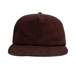 Gorra de Béisbol Personalizada Premium de Pana con Cierre a Presión, Logotipo Bordado, Ajustable, de 6 Paneles, de Algodón, para Exteriores - Product Image 2