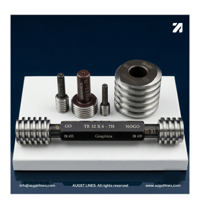 OHNS Steel Trapezoidal <b>Thread</b> Plug <b>Gauges</b> SE/DE 30° TR GO NOGO Plug Sub Zero Hardened <b>Gauge</b> Steel <b>Thread</b> Gages Range 8mm-500mm - Product Image 6