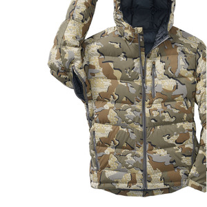 Veste de chasse camouflage imperméable unisexe personnalisée, veste thermique légère en softshell, veste à capuche tactique d'extérieur pour l'automne - Product Image 2