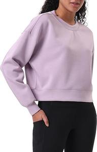 Sudadera Personalizada para Mujer, Cuello Redondo, Estilo Casual, Holgada, 100% Algodón, Felpa, Talla Grande, Precio Económico al por Mayor - Product Image 5