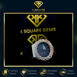 Nuevo Reloj de Pulsera de Lujo con Movimiento Automático Analógico de Acero Inoxidable, Cristal de Zafiro y Diamantes, con Botón de Presión - Product Image 2