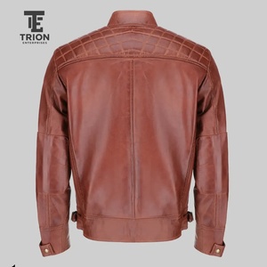 2026 Vestes en cuir pour hommes de qualité supérieure, confortables, entièrement personnalisables, en cuir de vachette véritable, à prix abordable - Product Image 6