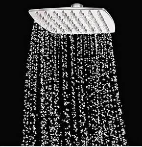 Douche suspendue en acier inoxydable 304 sans bras |   Pommeau de douche carré pour salle de bain, finition chromée, taille 12 x 12 pouces - Product Image 5