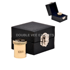 Recipiente de Latón para Aceite Sagrado CHR con Tapa Grabada con Cruz y Estuche – DOUBLE VEE EXPORTS - Product Image 2