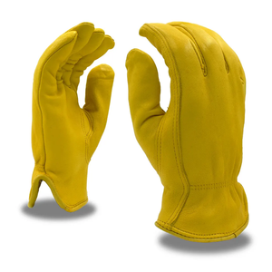 Gants de soudage en cuir véritable pleine fleur pour adultes, personnalisables, en cuir de vachette, durables, 40 grammes, pour soudeurs - Product Image 1