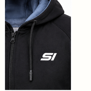 Sweat-shirt à capuche zippé pour homme, imprimé dégradé, respirant, en molleton bouclette, coupe sportive, manches classiques, idéal pour l'automne - Product Image 4