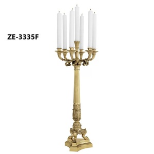 Centre de table de mariage de luxe, porte-bougie, collection d'accessoires d'événement haut de gamme, décoration intérieure contemporaine moderne, décoration de la maison - Product Image 1
