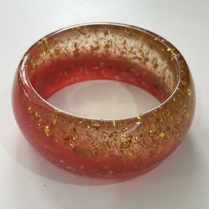 3pcs Hyperbole Stackable Irregular Geometric Wide <b>Bangle</b> Resin Chunky Fashion <b>Bangles</b> <b>Set</b> - Product Image 6