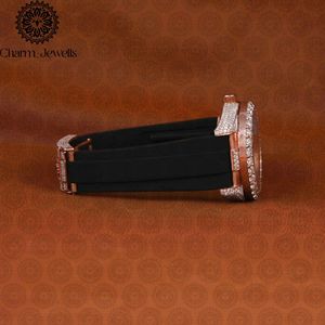 Charm Jewells Luxury Tonneau <b>Watch</b> Rose Gold Silicone Band Analog Quartz Sapphire Crystal Luminous Women Fashion - Product Image 2