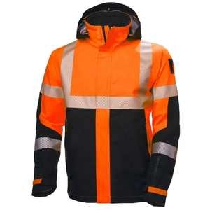 Chaqueta de Trabajo de Alta Visibilidad, Impermeable, Transpirable, de Algodón Ignífugo, Reflectante para Respuesta a Emergencias - Product Image 3
