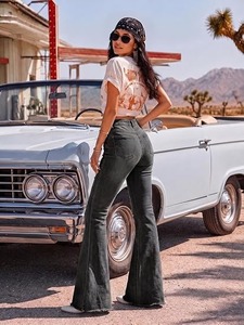 Jeans Bootcut pour Femmes - Design Chic et Classique Moderne, Taille Moyenne, Denim en Coton par Abdul Royal World Export - Product Image 2