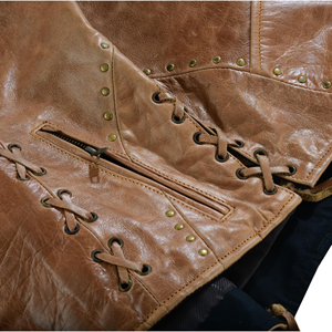 Chaleco de Piel de Cordero de Lujo para Mujer, Ropa Exterior de Moda, Precio de Fábrica, Venta al Por Mayor, Marca Privada - Product Image 6