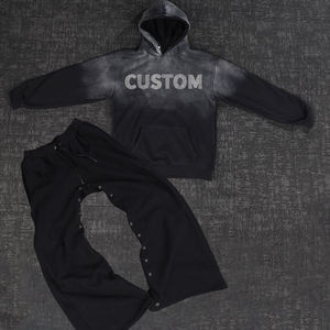 Sweat à capuche personnalisé en coton délavé et vieilli pour homme - Product Image 6