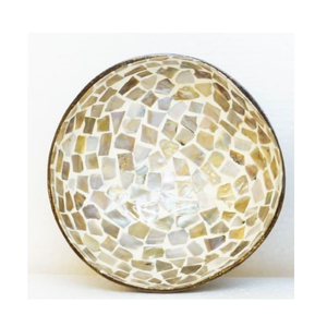 OFERTA ESPECIAL 2026 Elegantes Cuencos de Coco con Nácar, Cuencos de Lujo de Cáscara de Coco para Decoración del Hogar y Comedor al por Mayor - Product Image 3