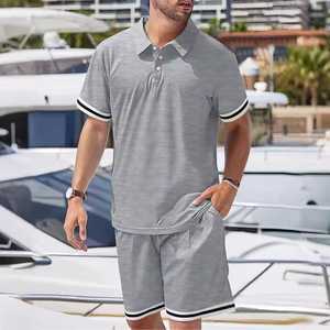 Polo Azul Marino para Hombre, Manga Corta, Corte Regular, Tejido de Punto, 100% Poliéster, Secado Rápido, Estilo Casual, Color Sólido - Product Image 5