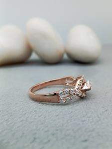 Anillo de Compromiso y Boda D'VINS JEWELS con Forma de Marquesa, Corte Brillante, Color D, Blanco, Plateado, Dorado, con Diamantes Cultivados en Laboratorio - Product Image 5