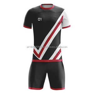 Conjuntos de Ropa Deportiva de Fútbol de Secado Rápido Estampados de Alta Calidad, Último Estilo, Camisetas de Fútbol para Adultos, Nombre del Equipo, Número, Colores Personalizados - Product Image 2