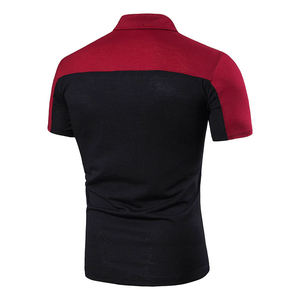 เสื้อเชิ้ตผู้ชายแบบสั่งทำคุณภาพสูงขายส่ง OEM สำหรับฤดูร้อน ผ้าสแปนเด็กซ์/โพลีเอสเตอร์ มีกระเป๋า ป้องกันรอยยับ แขนสั้น ผ้าถัก - Product Image 5