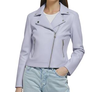 Veste en cuir véritable tricotée de luxe de haute qualité, écologique, avec fermeture éclair, pour femmes et hommes, personnalisable, streetwear tendance - Product Image 4