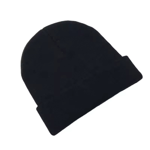 Wholesale Low MOQ Unisex Plain 100% Cotton Custom Color Striped Digital Printing <b>Winter</b> Beanie <b>Hats</b> - Product Image 4