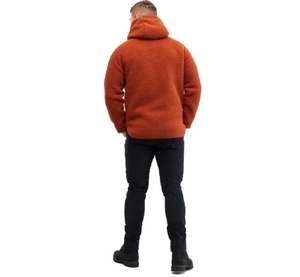 Chaqueta con Capucha de Forro Polar Sherpa para Hombre, Chaqueta Casual de Invierno con Cierre Completo, Bolsillo en el Pecho en Contraste, Logotipo Personalizado al por Mayor - Product Image 2