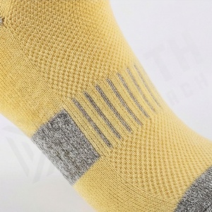 Yellow Crew <b>Socks</b> Breathable Spandex Polyester <b>Running</b> <b>Socks</b> for Adults Summer Athletic Sport Use - Product Image 5