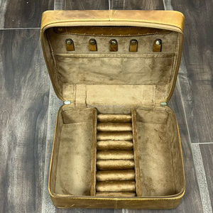 Luxe en gros bijoux cadeau mallette de rangement grand collier boucle d'oreille Bracelet anneau organisateur en cuir repoussé à la main voyage boîte à bijoux - Product Image 6