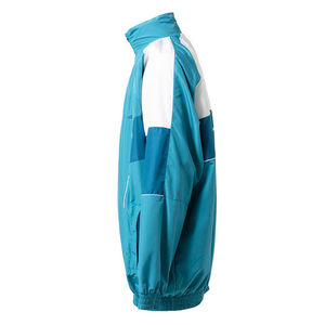 Unisex Sporty Tracksuit Set Color Blocking Full Sleeve Zipper Closure Quick Dry Polyester Adult Spring Wear - Product Image 3