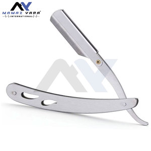 Rasoir droit manuel professionnel pour barbier |   Couteau à raser pliable en acier inoxydable, rasoir à lame droite pour salon - Product Image 6