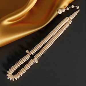 Tasbih 100 perles en os naturel pur de 10 mm, fait main, écologique et économique, forme naturelle, cadeau de mariage moderne, pour la prière et la réflexion, Masbaha Subha - Product Image 5