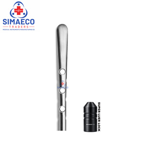 Cánula de infiltración para lifting facial, cánula de liposucción con mango Super Luer Lock, acero inoxidable, para transferencia de grasa en cirugía plástica - Product Image 3