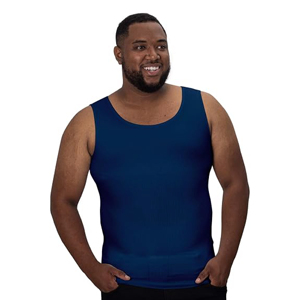 Men Body <b>Shaper</b> Compression Tank Top Slimming Underwear Firm Control <b>Belly</b> Fat Burner Chest Binder Slimming Vest for Men - Product Image 1