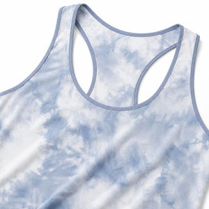 Summer Women Tie Dye Tank <b>Top</b> Racerback Sleeveless Yoga Vest Breathable Gym Fitness Shirt Wholesale Custom Streetwear Clothing - Product Image 2