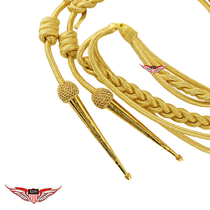 สายสะพายไหล่โลหะแบบทั่วไป สีทอง ปลายโลหะ แบบเกลียว - Product Image 2