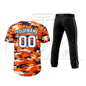 Uniforme de Béisbol Deportivo Personalizado en Color y Diseño, Uniforme de Equipo, Nueva Llegada, Venta Especial, Uniforme de Béisbol Transpirable - Product Image 5