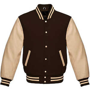 Veste de baseball à manches longues avec logo personnalisé, design vierge de haute qualité, en polyester satiné rouge, style universitaire. - Product Image 4