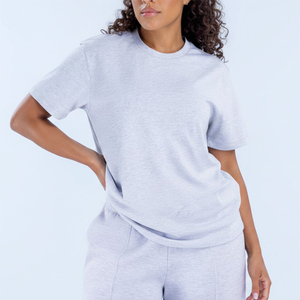 Camisetas de Verano para Mujer, Cuello Redondo, Manga Corta, Tejidas, Casuales, de Secado Rápido y Transpirables, Nueva Llegada, Alta Calidad, Precio Bajo al por Mayor - Product Image 3