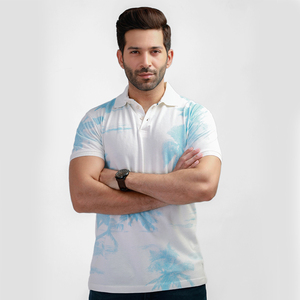 Custom Mens Floral Print Cotton Polo <b>Shirt</b> Short Sleeve Turn Down <b>Collar</b> Casual Summer Slim Fit Beach Wear <b>T</b>-<b>Shirt</b> For Men - Product Image 4
