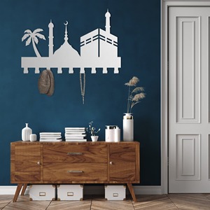 Islamic Inspired Design Gold Finished <b>Wall</b> <b>Key</b> <b>Hook</b> Suitable For Housewarming Gift For New Home Owners Handcrafted From India - Product Image 5