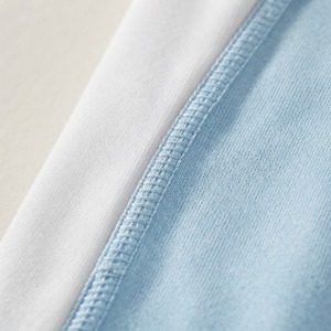 Conjunto de Chaqueta con Cierre y Pantalones Anchos para Mujer, Color Azul Cielo, con Rayas en Contraste, con Bolsillos, Traje Deportivo Suave en Tonos Pastel - Product Image 5