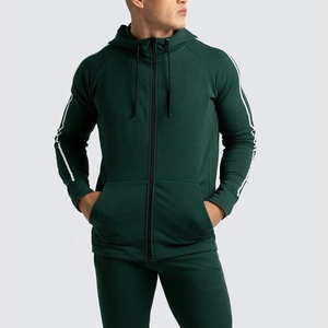 ชุดเสื้อฮู้ดแขนยาวสำหรับผู้ชาย,สไตล์ฤดูหนาวแบบมีซิป - Product Image 1