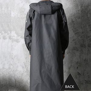 เสื้อกันฝนแบบมีฮู้ด เสื้อกันฝนกันน้ำ เสื้อคลุมกันฝน เสื้อกันฝนสีสั่งทำ เสื้อกันฝนสีเหลือง เสื้อกันฝนแบบมีฮู้ดพร้อมกระเป๋า - Product Image 4