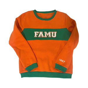 เสื้อสวมหัวและมีฮู้ดสำหรับผู้ชายและผู้หญิงสำหรับมหาวิทยาลัย FAMU Florida A & M - Product Image 1
