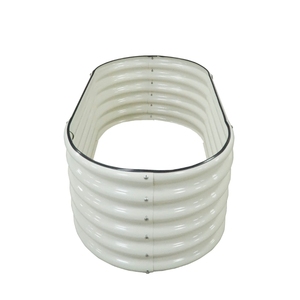 Grande jardinière en acier pour l'extérieur, lit surélevé en métal pour les légumes, les fleurs et les herbes, design décoratif galvanisé OEM ODM - Product Image 6